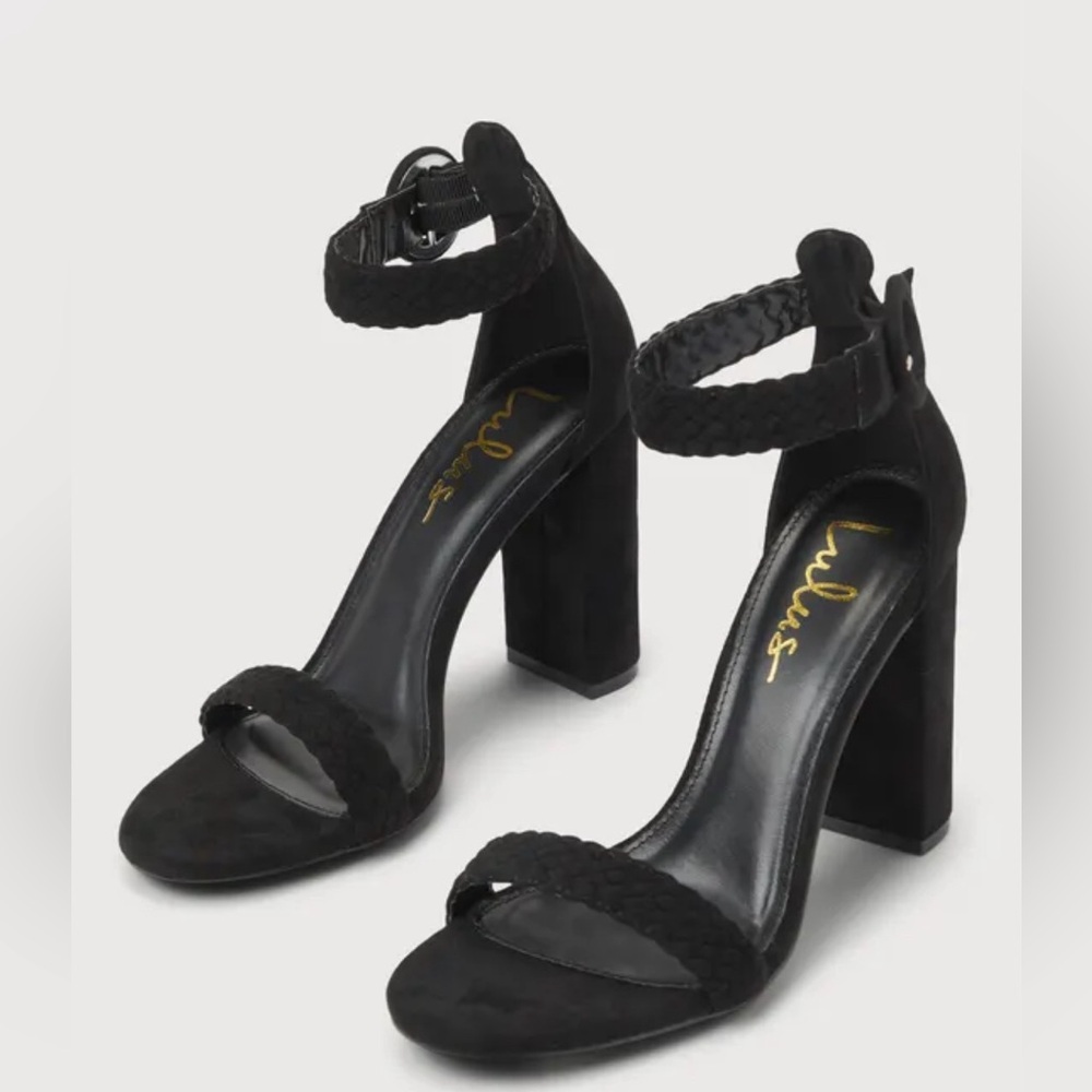 Brand new lulus black heels